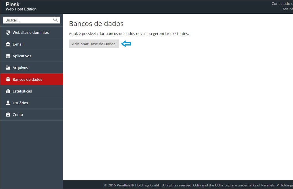 banco ms sql plesk