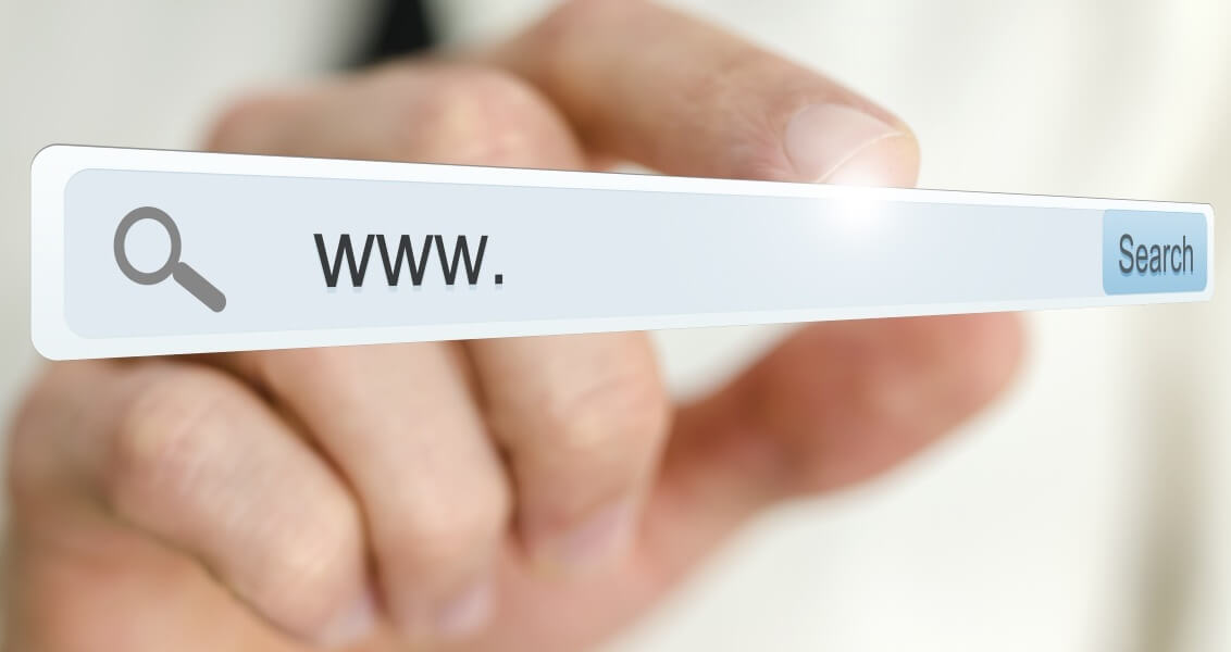 Barra de endereço web