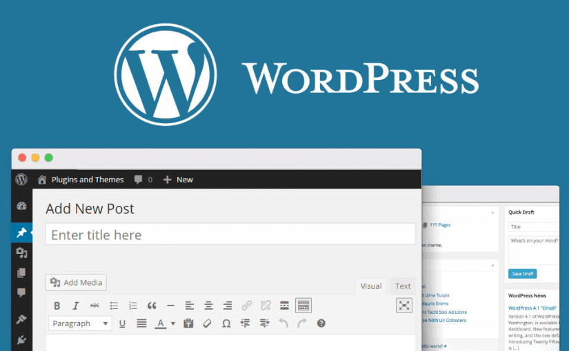 Wordpress página principal