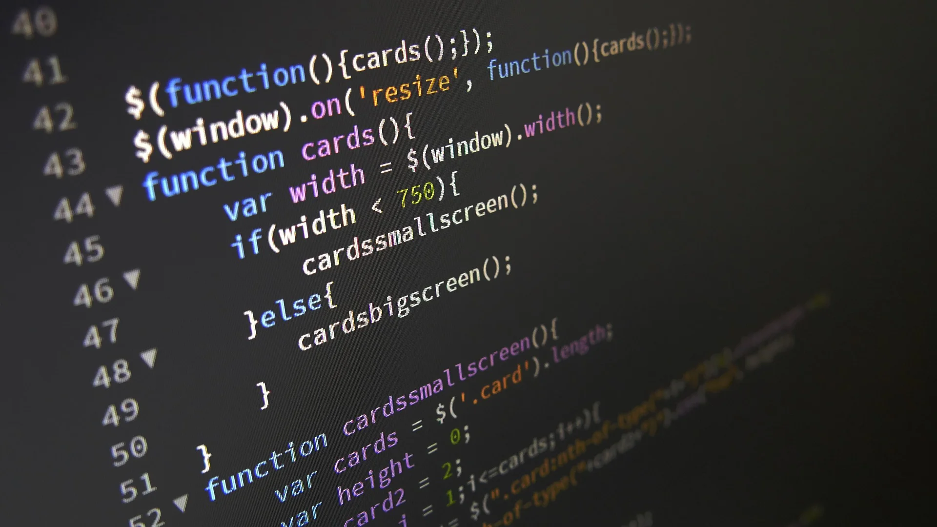 Código em JavaScript