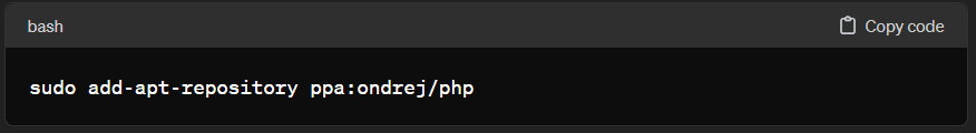 Print do comando que deve ser executado após abrir o terminal, para instalar e configurar o Linux.