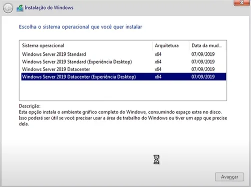 Versões do Windows Server