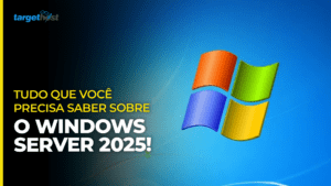 Tela do Windows, com logo da marca e o seguinte texto: Tudo que você precisa saber sobre o Windows Server 2025