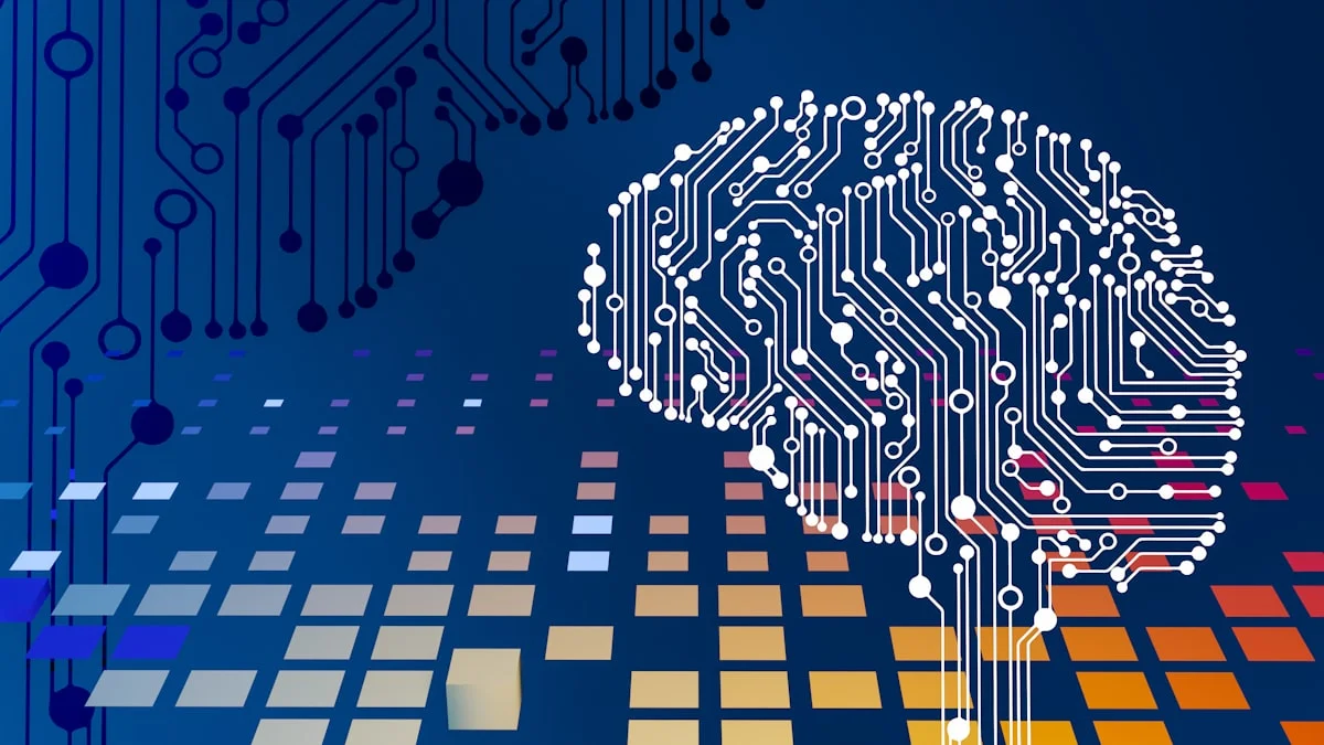 Chip de processamento de inteligência artificial representando a tecnologia da Voyage AI